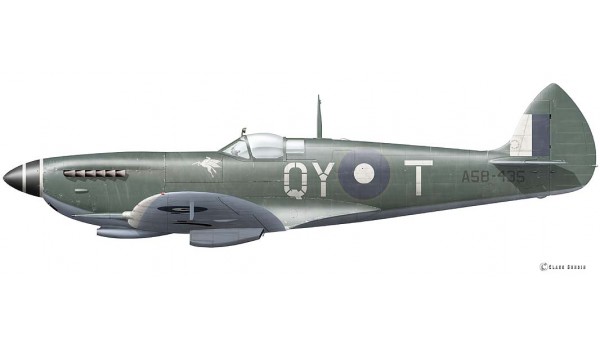 Spitfire Mk VIII, William Sattler, mid 1944